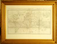 A new map of the world according to Wrights alias Mercators projection &c: drawn from the newest and the most exact observations…